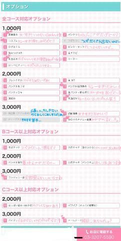 私の好きなオプション！