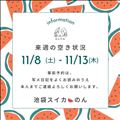 11/8～ 予定