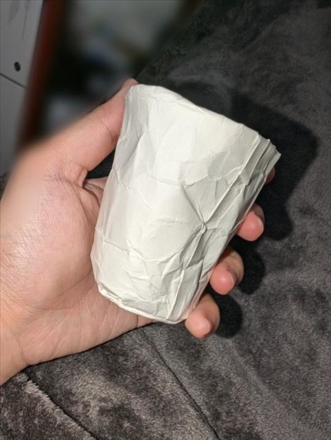 コップ逆にしました。