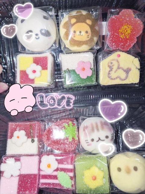 買った！和菓子綺麗可愛い