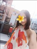 雨の中