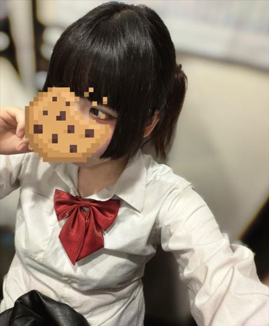 到着してる、今日も髪上げ