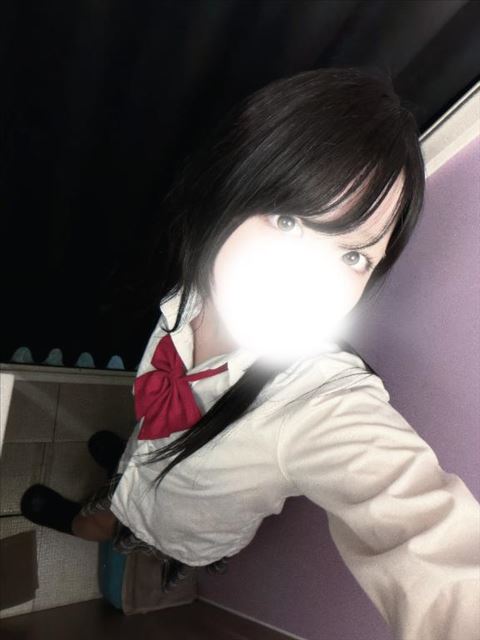 前髪わけた