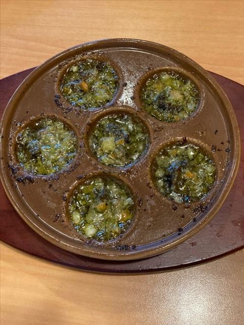 人生初エスカルゴ?