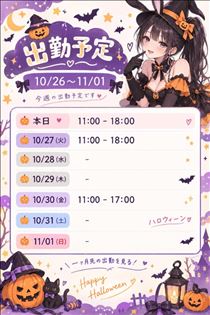 みらい・今週の予定です?