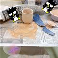 削り作業中