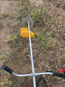 るい・初めての草刈機