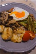 夏野菜をもりもり食べるワンプレート