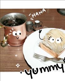 みいな・星乃珈琲店で☕️