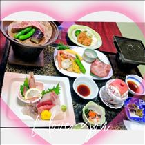 宿の食事😋