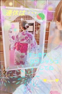 まみ・連休は涼し～い🍉スイカで🍉✨